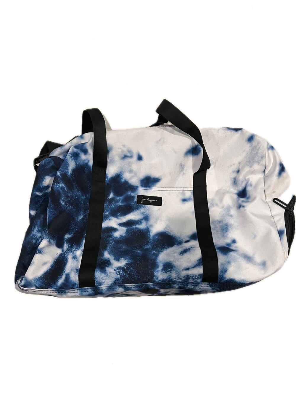 Blue White Tye Dye Gym Bag 18"x12"x10"